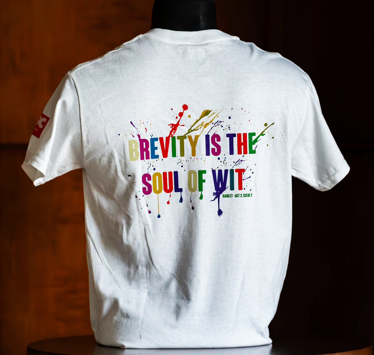 Adult T Shirt: Brevity Is The Soul Of Wit