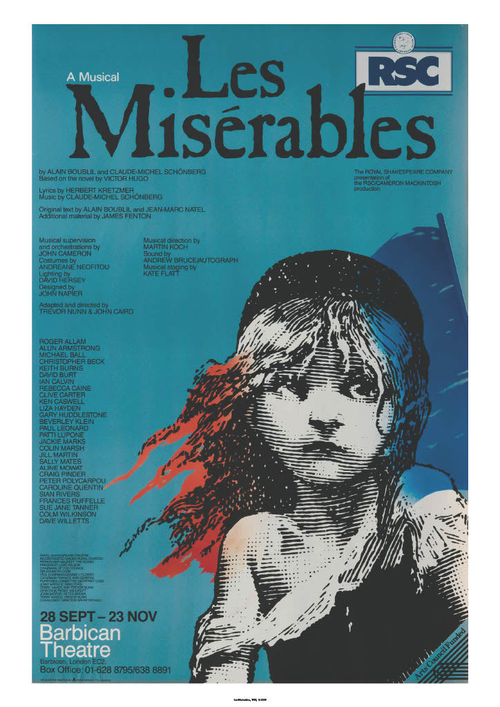 Archive Print: Les Mis A3 (1985)