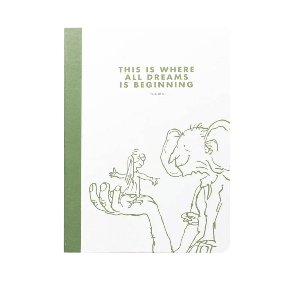 Notebook: The BFG - This Is Where All Dreams Is Beginning
