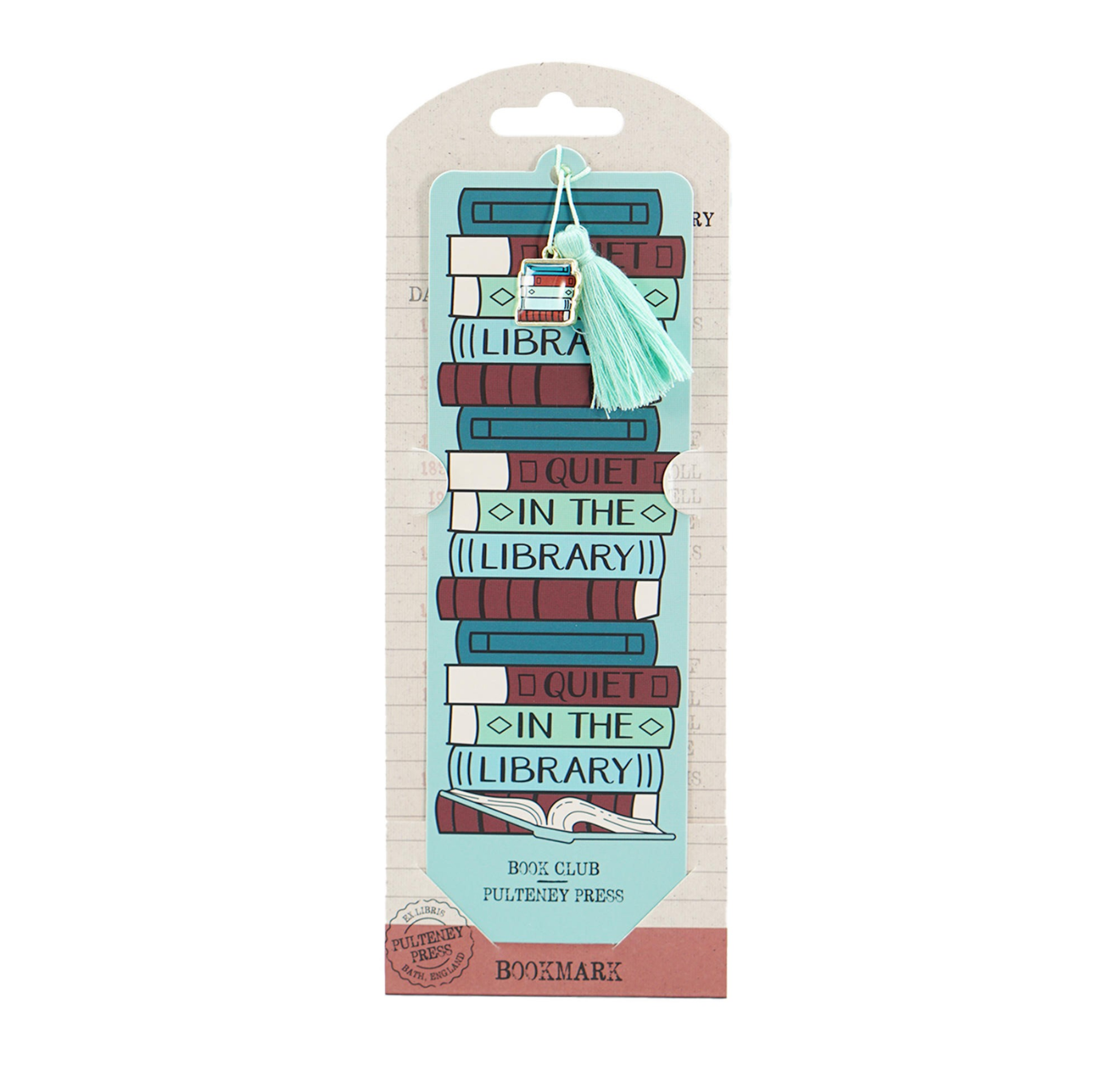 Bookmark: Quiet In The Library (With Charm)