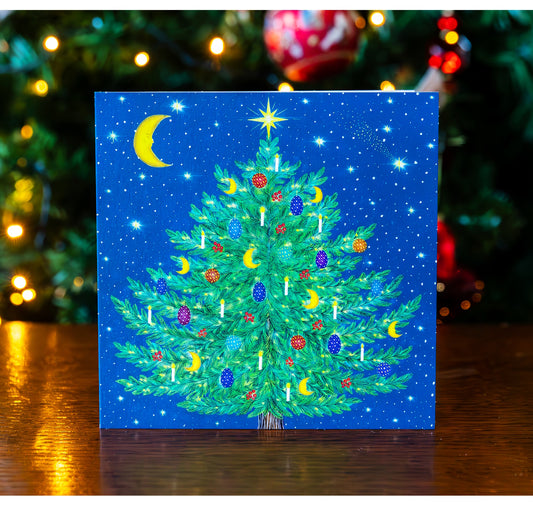 Christmas Card 5 Pack: Christmas Tree