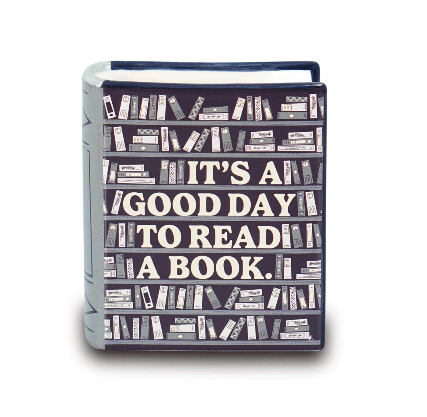 Ceramic Pot: It's A Good Day To Read A Book