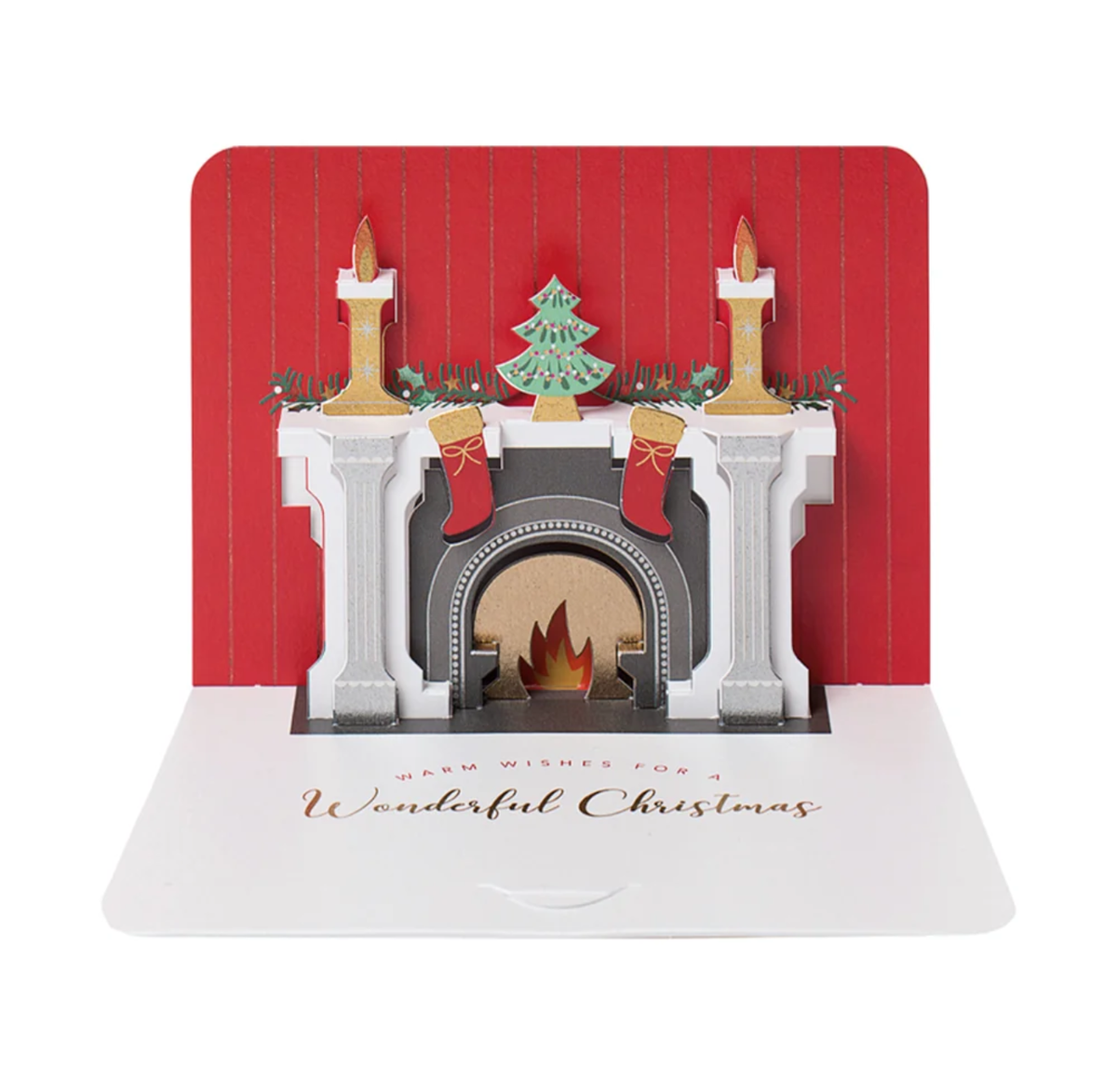 Christmas Card: Christmas Fireplace 3D