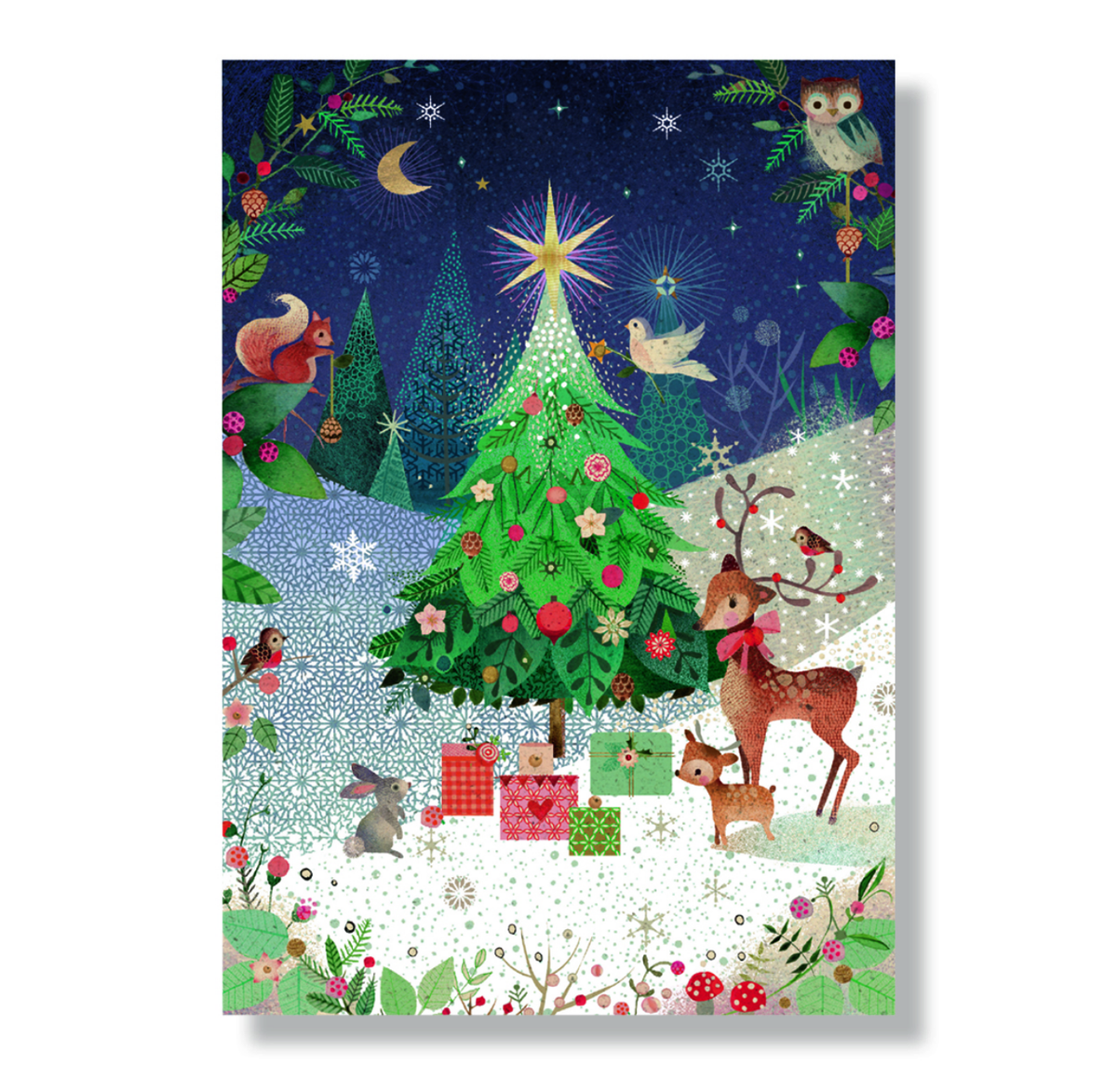 Christmas Card: Wonderful Winterworld Christmas Advent Calendar Cards