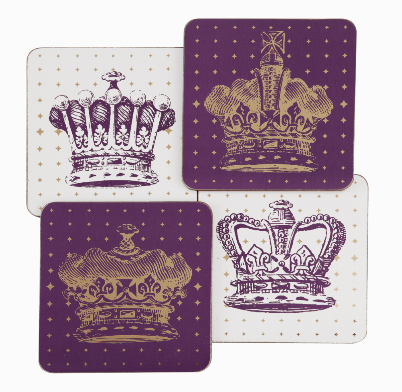 Coaster: Royal Crown Set