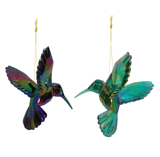 Decoration: Acrylic Peacock Hummingbird