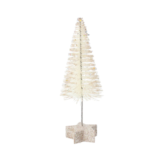 Decoration: Cream Tree With Gold Star