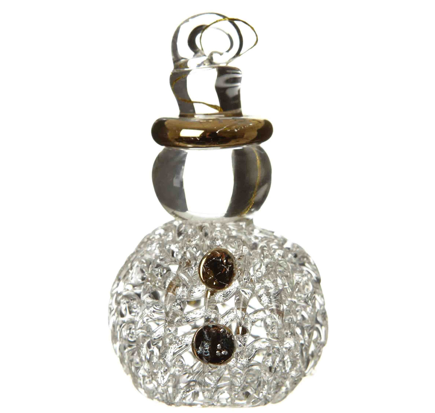 Decoration: Hanging Glass Snowman