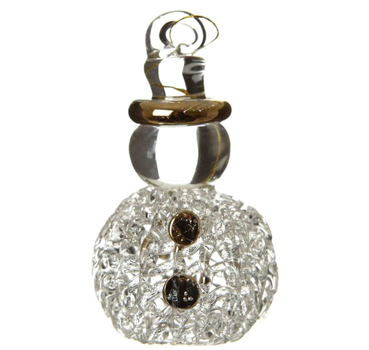 Decoration: Hanging Glass Snowman