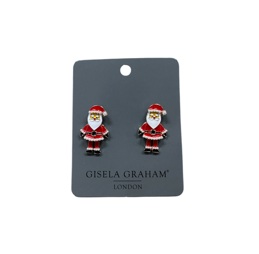 Earrings: Santa