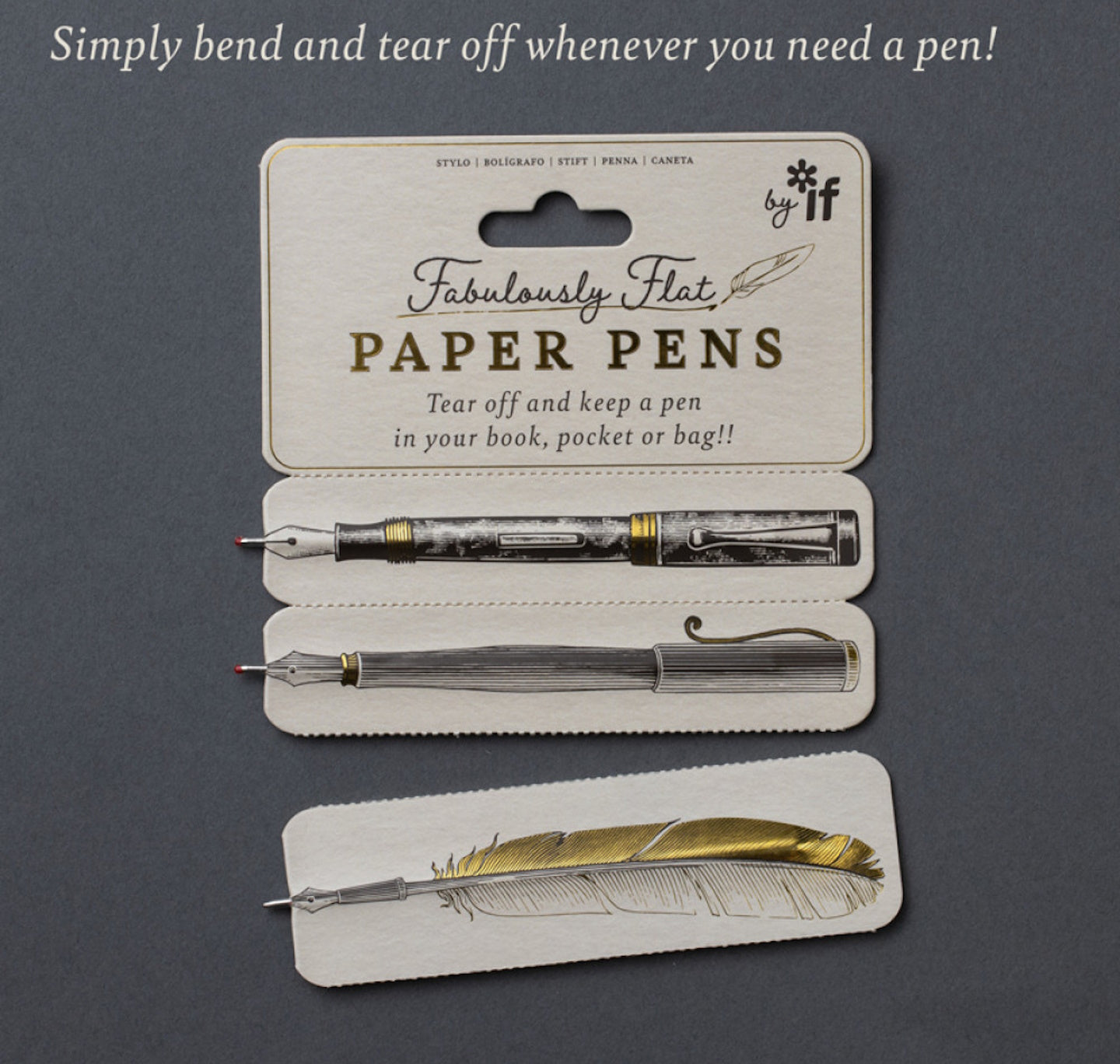 Fabulously Flat Paper Pens