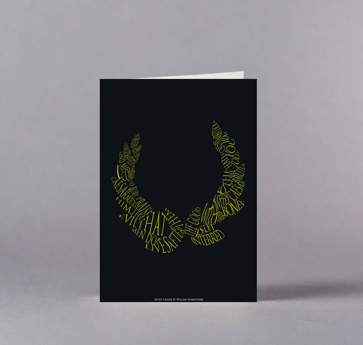 Greeting Card: Julius Caesar - Friends, Romans, Countrymen