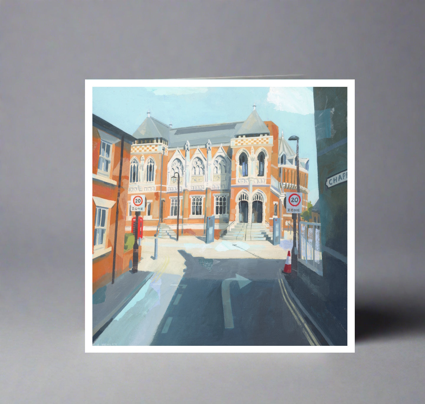 Greeting Card: Swan Theatre from Chapel Lane