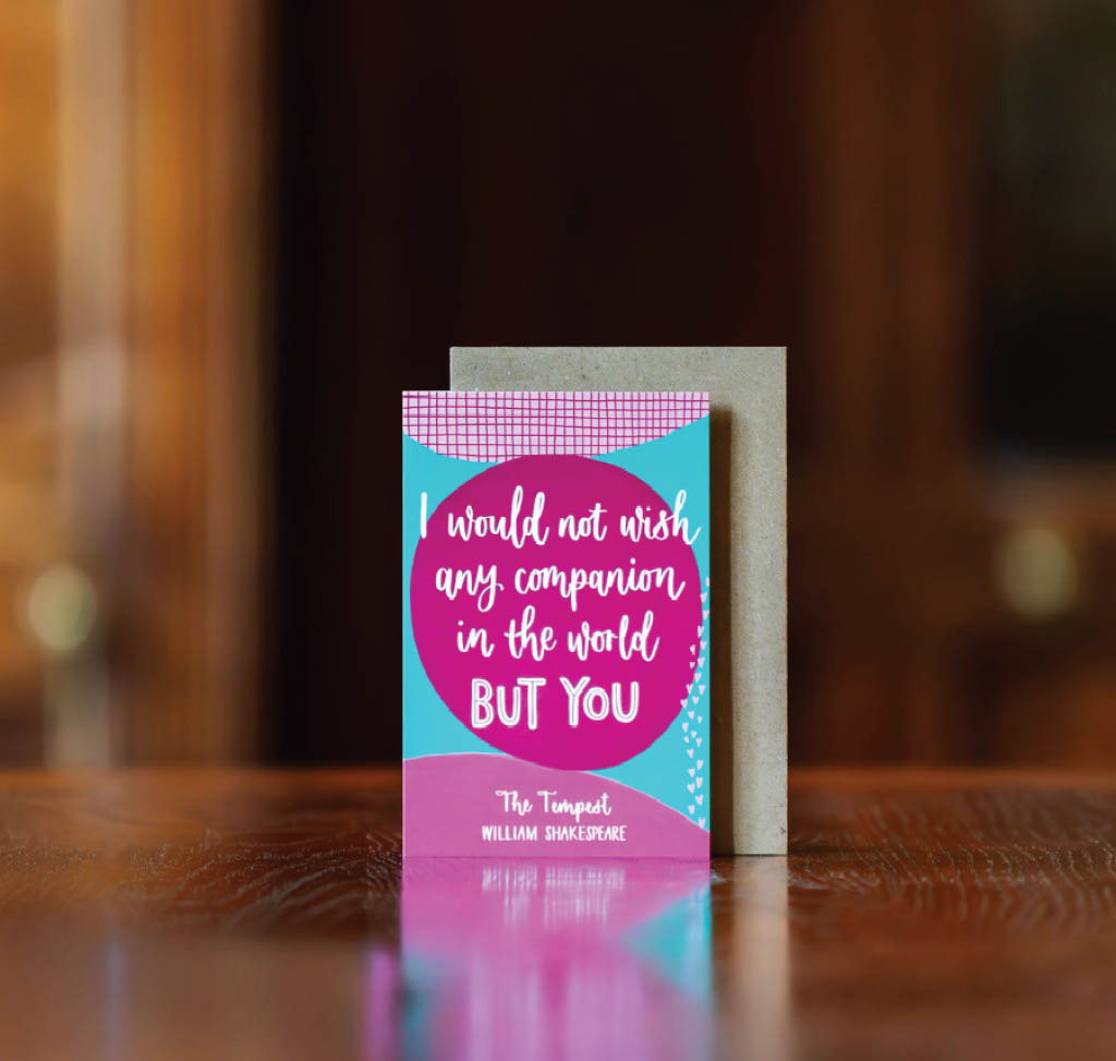 Greeting Card: I Would Not Wish Any Companion In The World But You