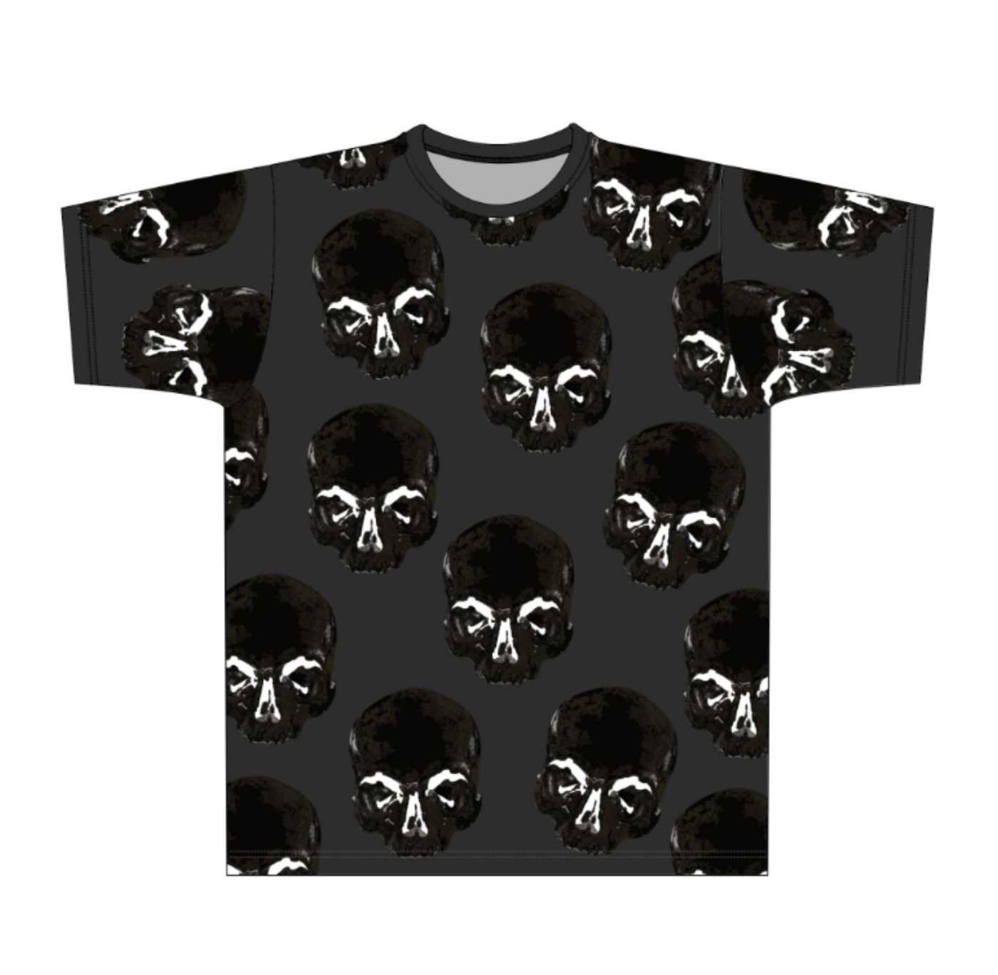 Adult T Shirt: Hamlet Allover Skull