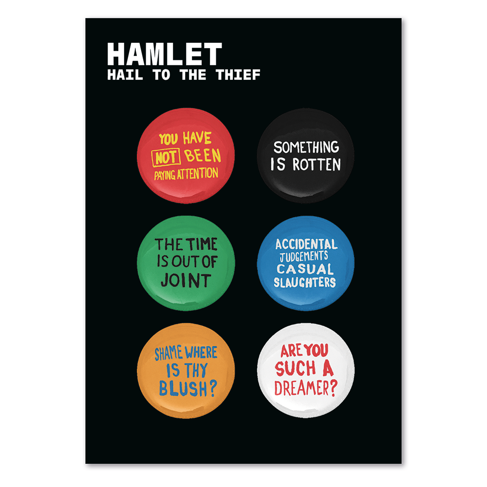 Badge Set: Hamlet Hail To The Thief