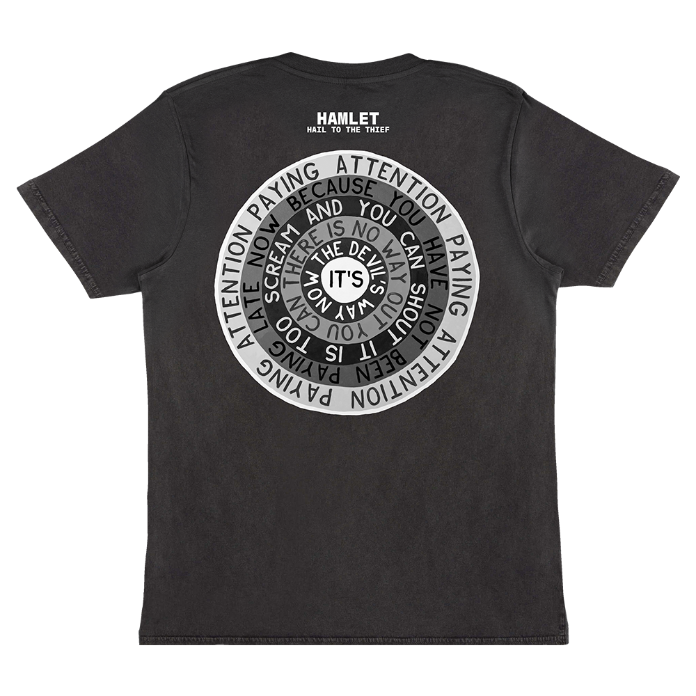 Adult T Shirt: Hamlet Hail To The Thief Circle