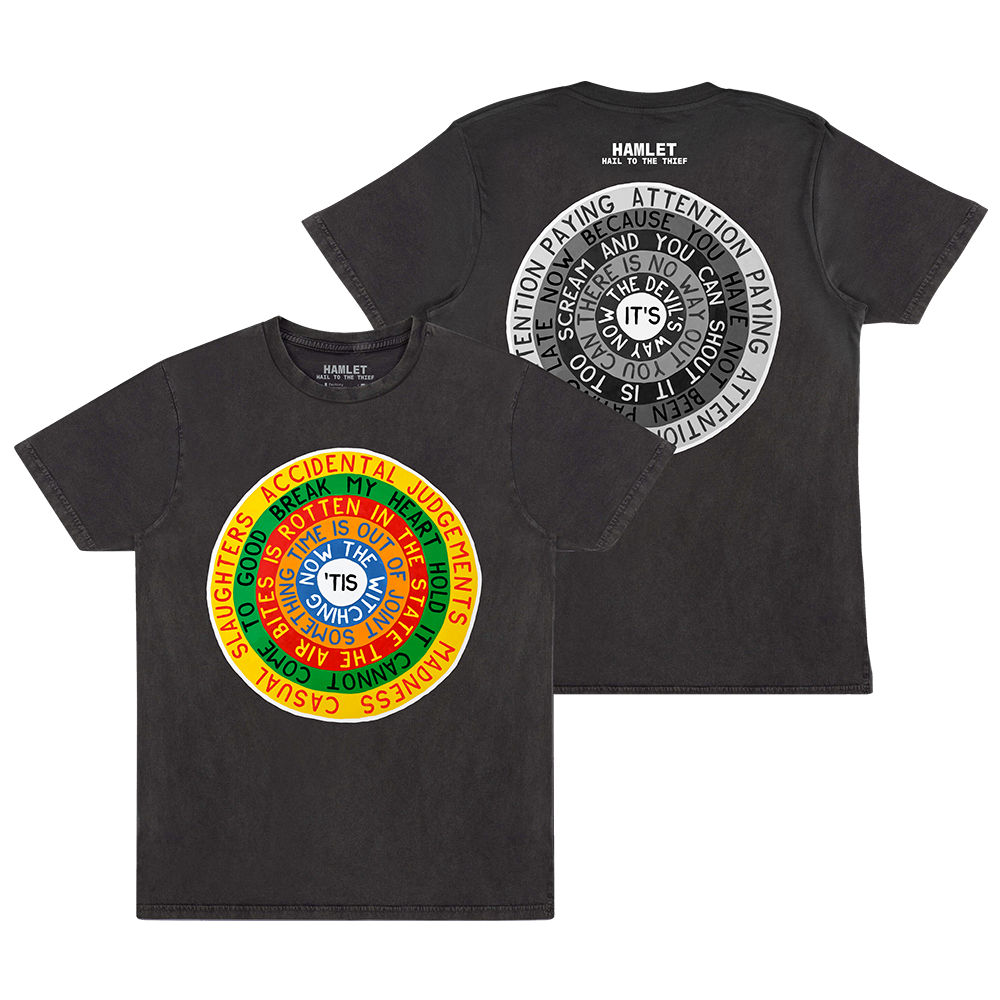 Adult T Shirt: Hamlet Hail To The Thief Circle