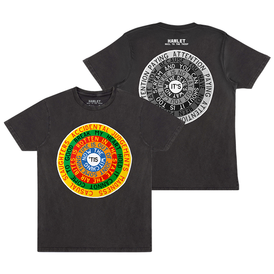 Adult T Shirt: Hamlet Hail To The Thief Circle