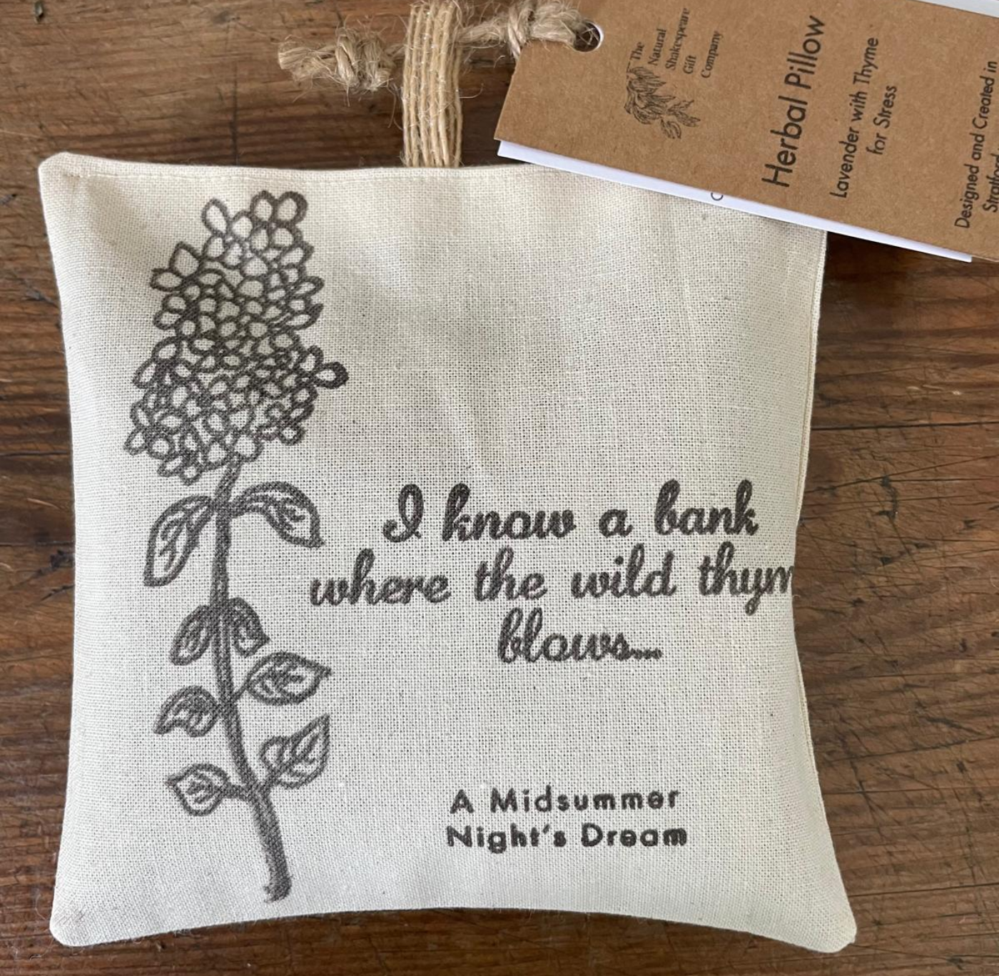 Herbal Pillow: Midsummer - I Know A Bank