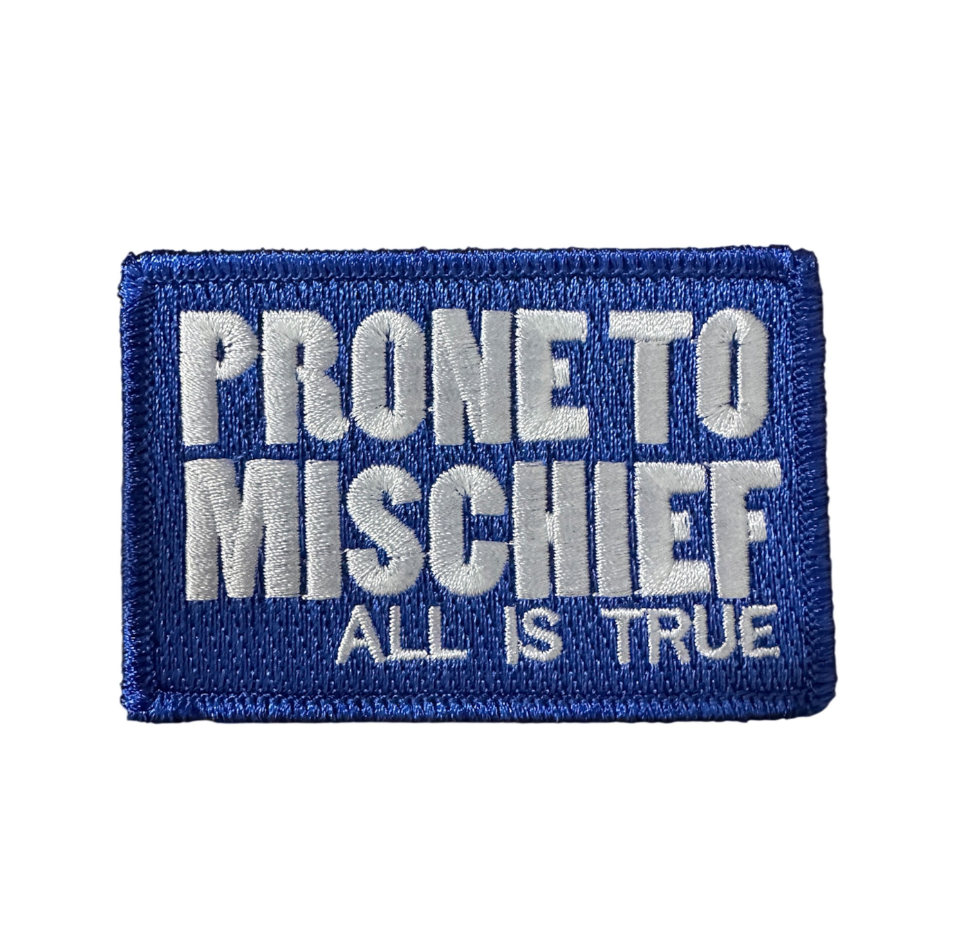 Iron On Patch: Prone To Mischief