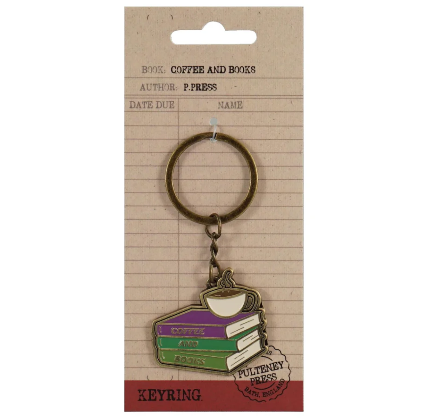 Keyring: Coffee And Books