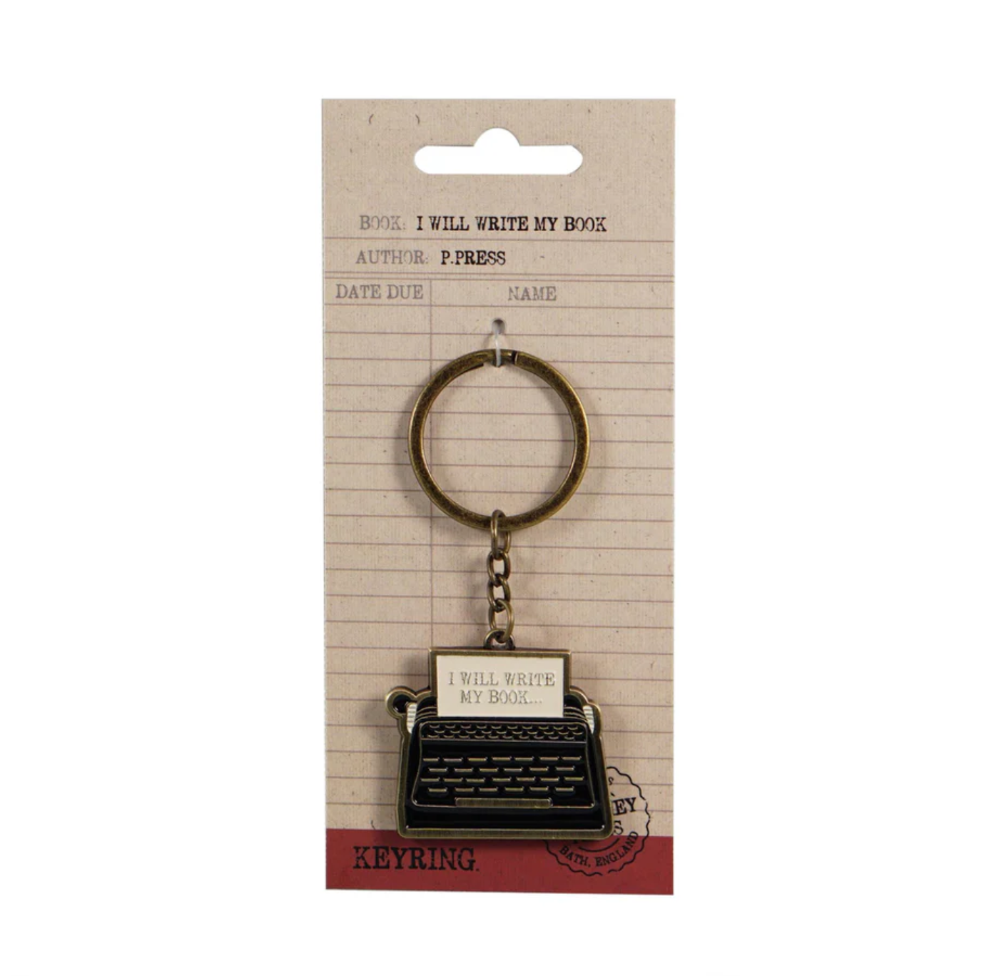 Keyring: I Will Write My Book