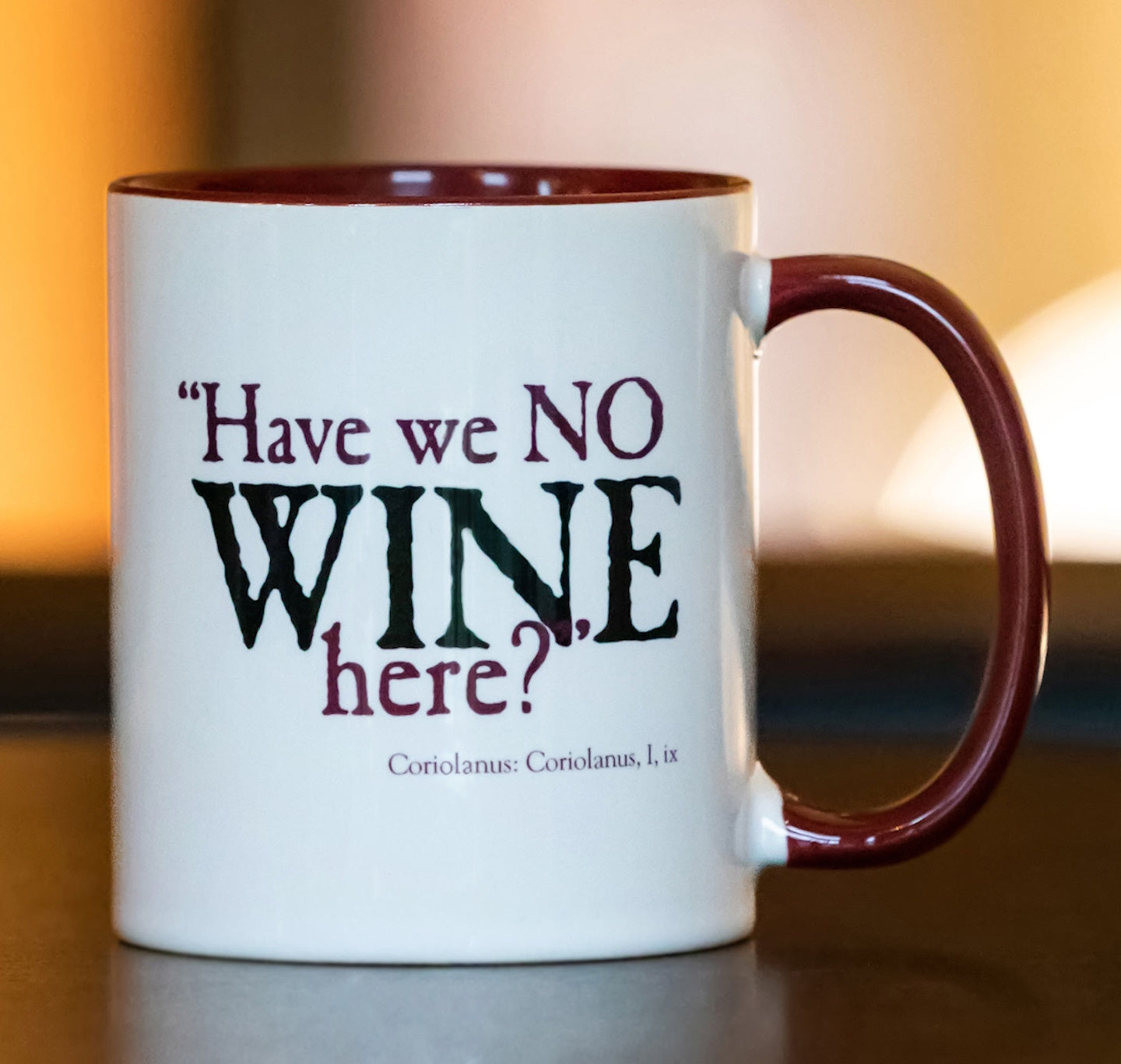 Mug: Have We No Wine Here?