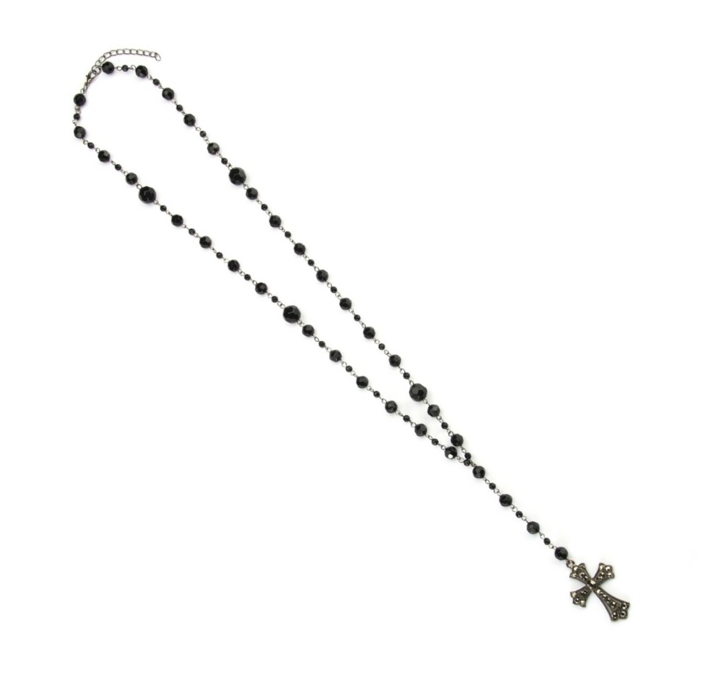 Necklace: Crystal Glass Cross