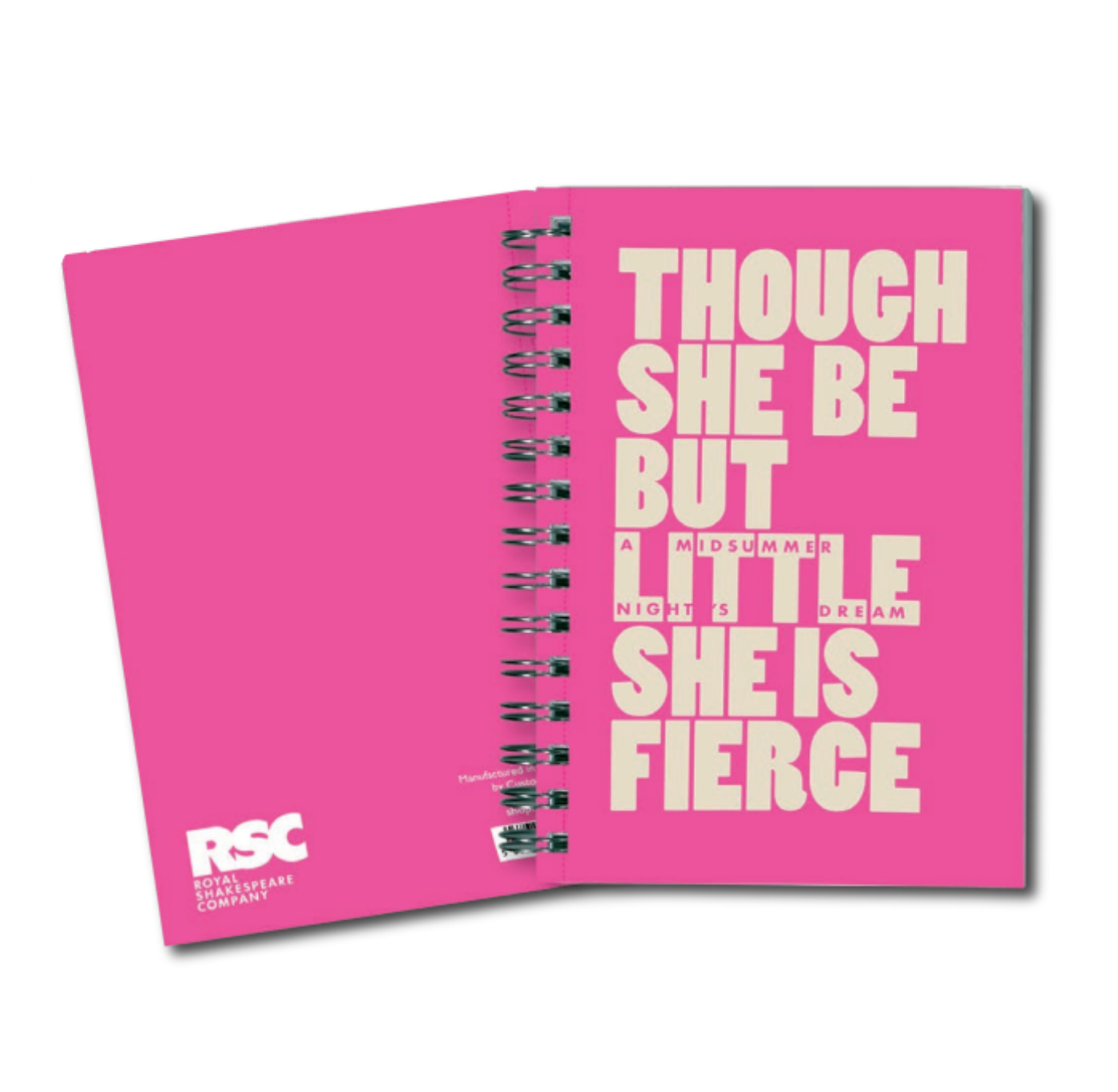 Notebook: Though She Be But Little She Is Fierce A5