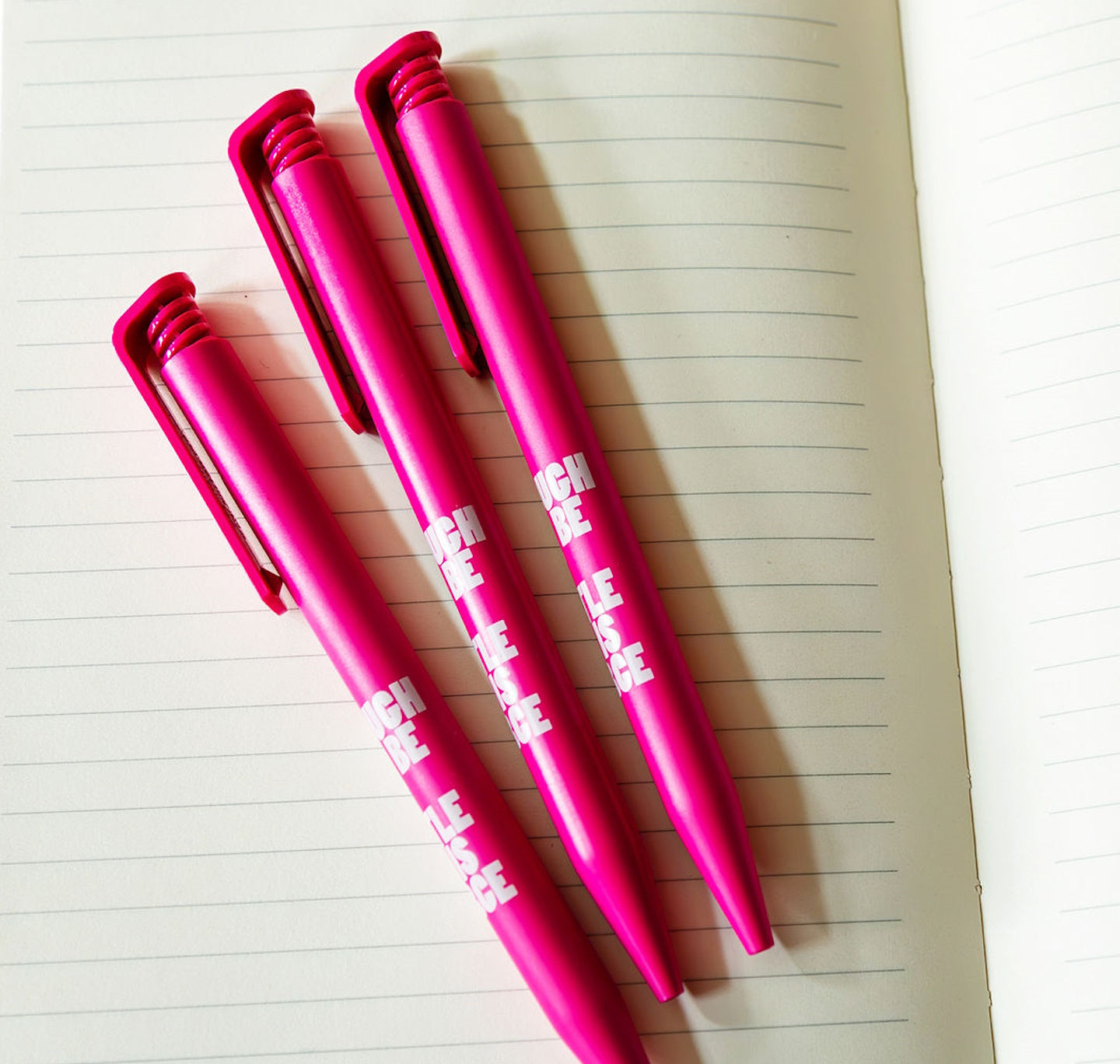 Pen: Though She Be but Little She Is Fierce - Pink