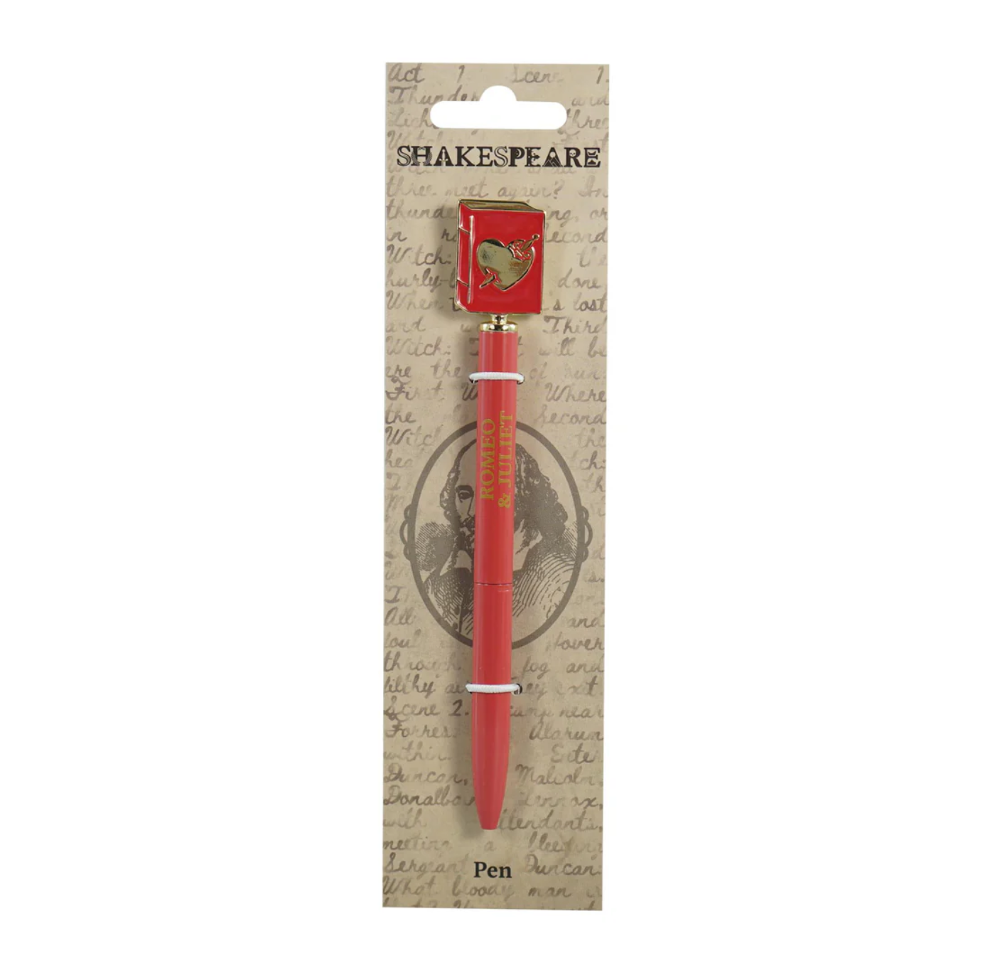 Pen With Topper: Romeo & Juliet