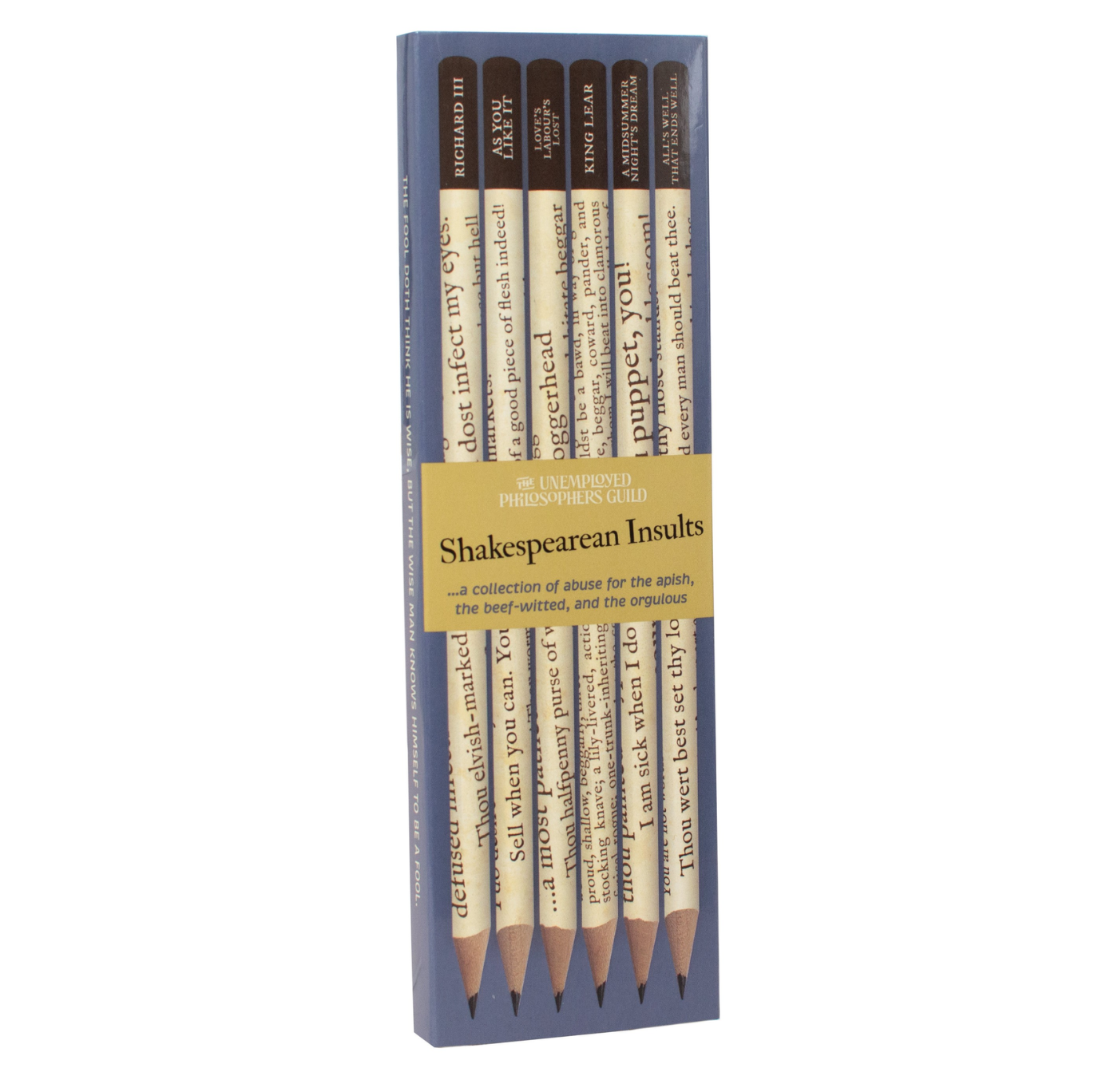 Pencil: Shakespearean Insults Set