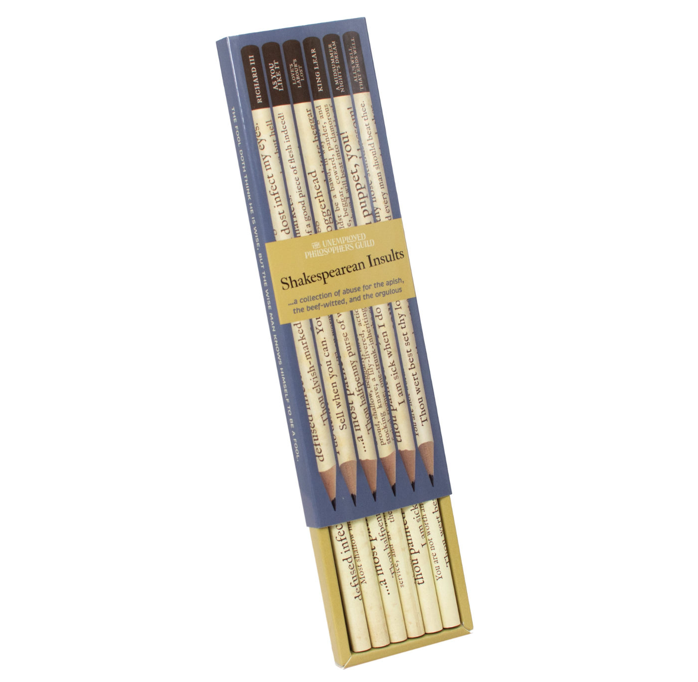 Pencil: Shakespearean Insults Set
