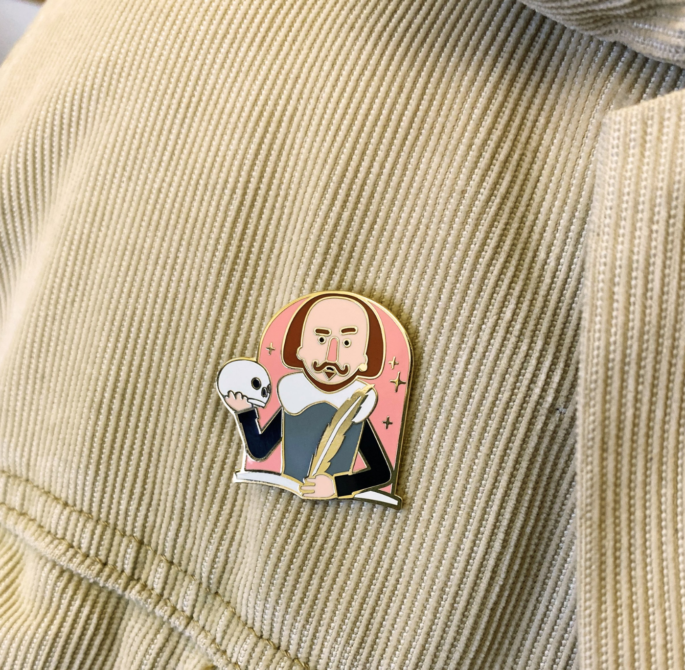 Pin Badge: Shakespeare