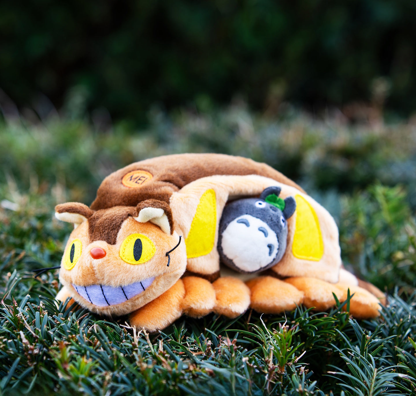 Plush Catbus House With Totoro - My Neighbor Totoro