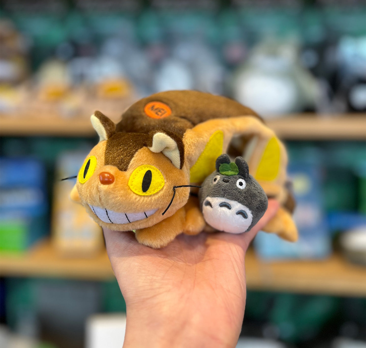 Plush Catbus House With Totoro - My Neighbor Totoro