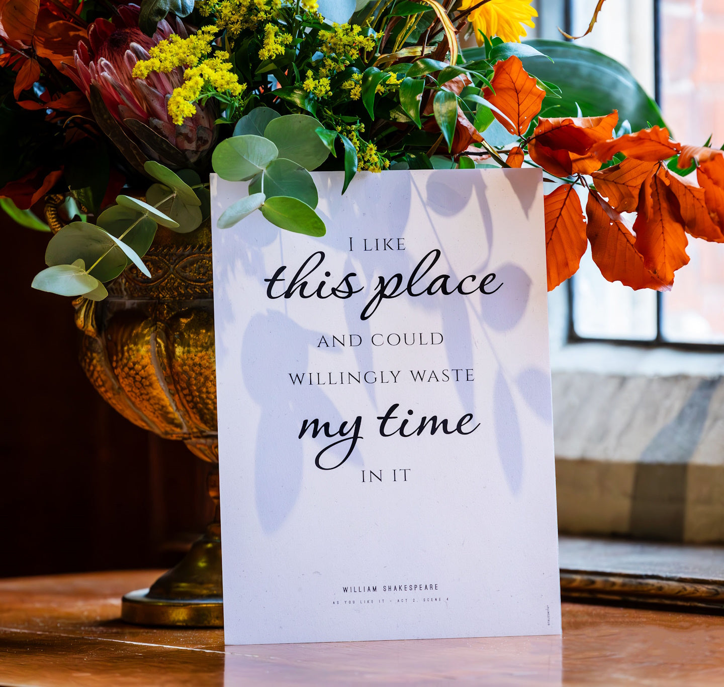 Print: As You Like It - I Like This Place A4