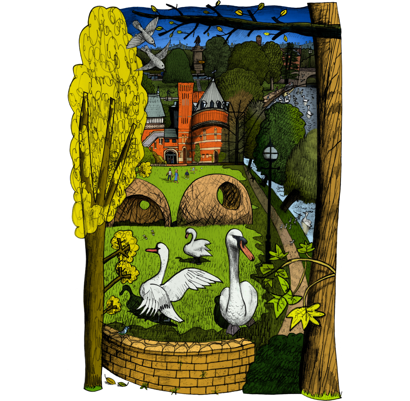 Print: James Vinciguerra - Stratford Swans A4