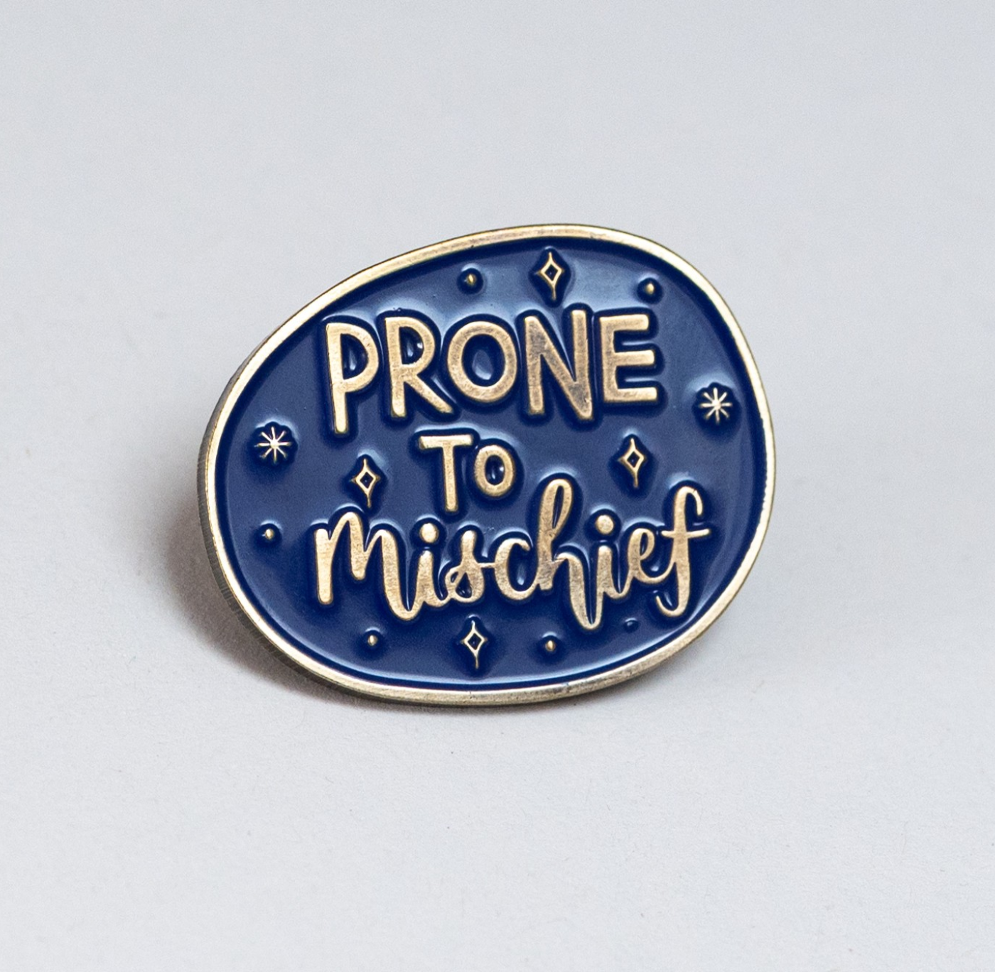 Pin Badge: Prone To Mischief