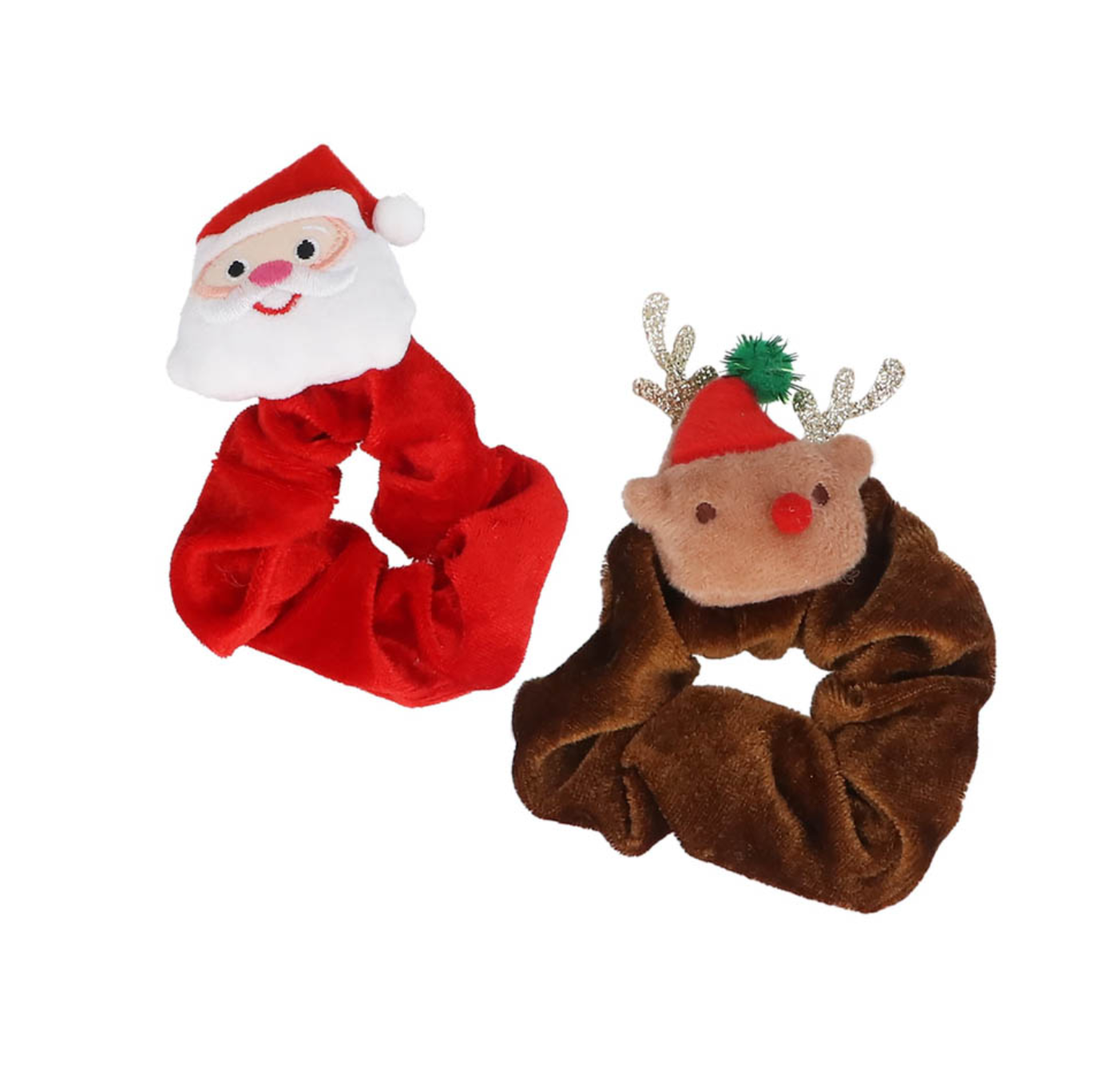 Scrunchie: Santa & Reindeer