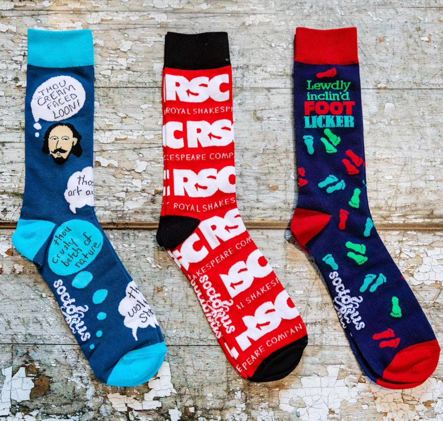 Socks: Shakespeare Gift Box