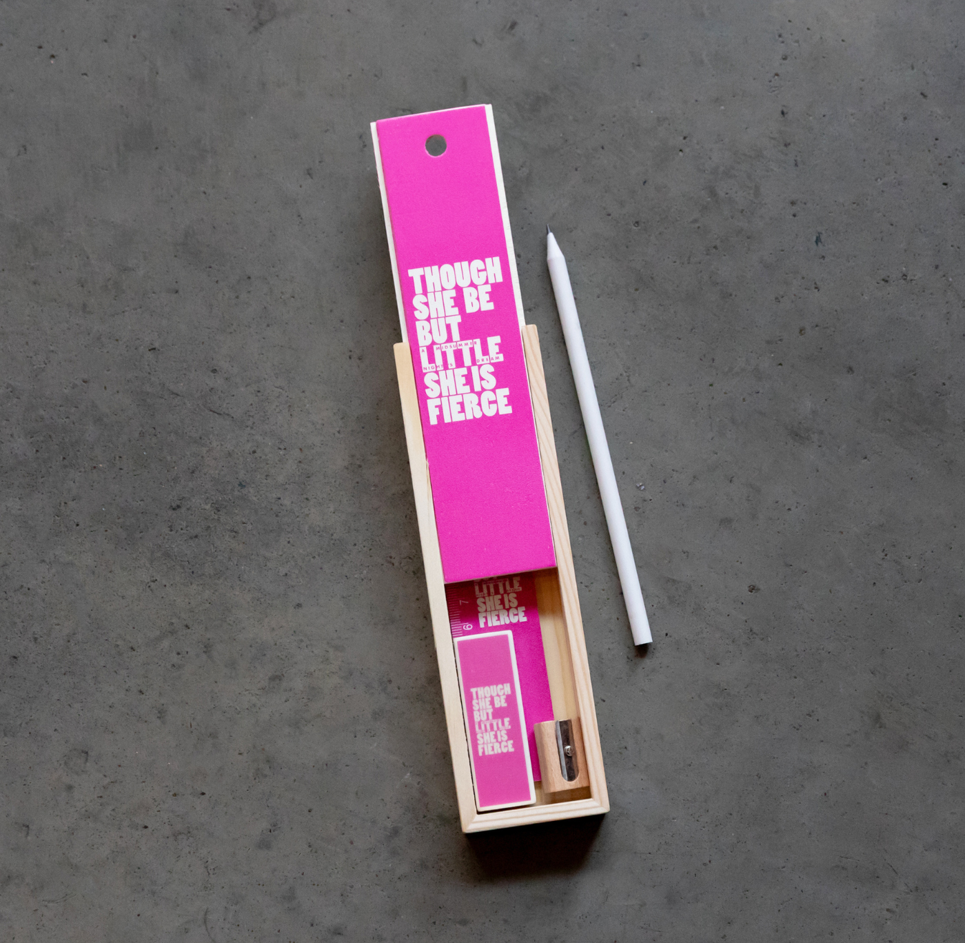 Stationery Set: Though She Be But Little She Is Fierce