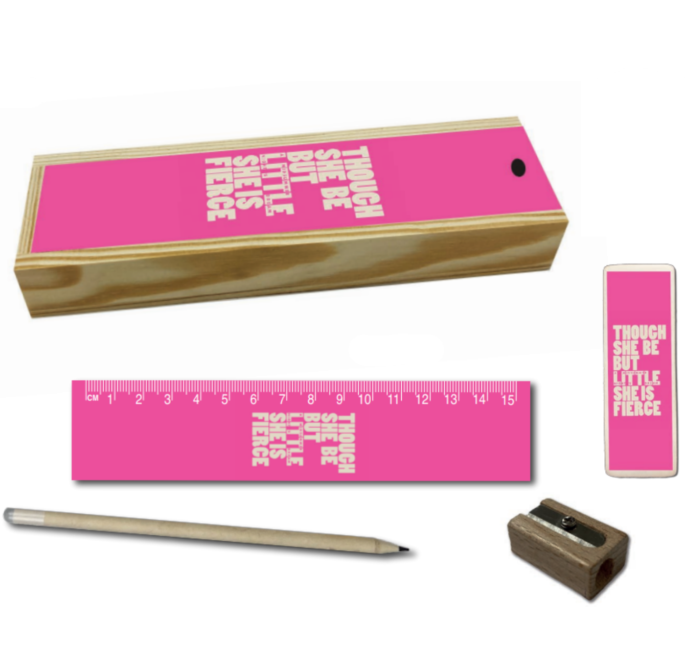 Stationery Set: Though She Be But Little She Is Fierce