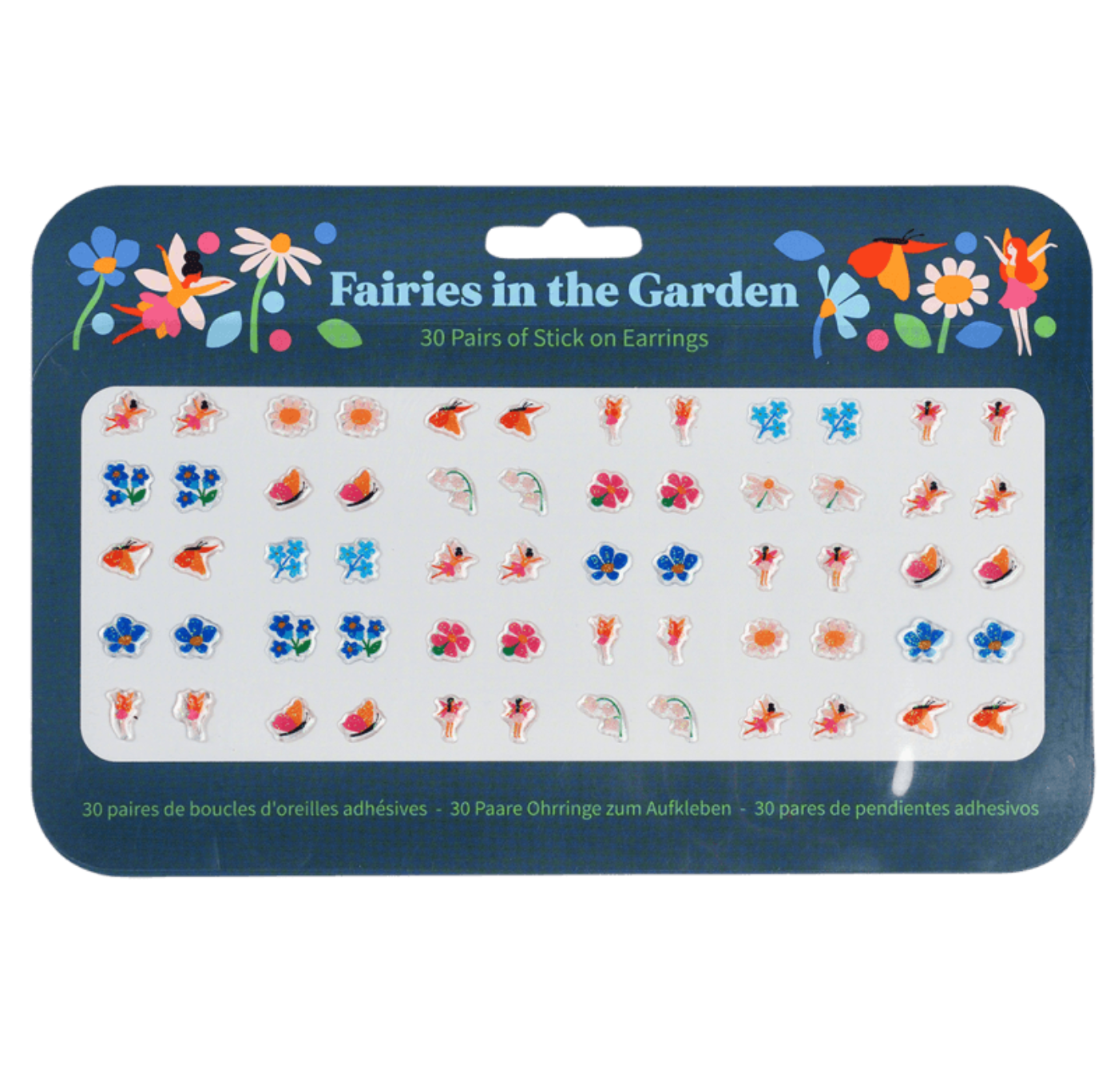Stick On Earrings - Fairies In The Garden