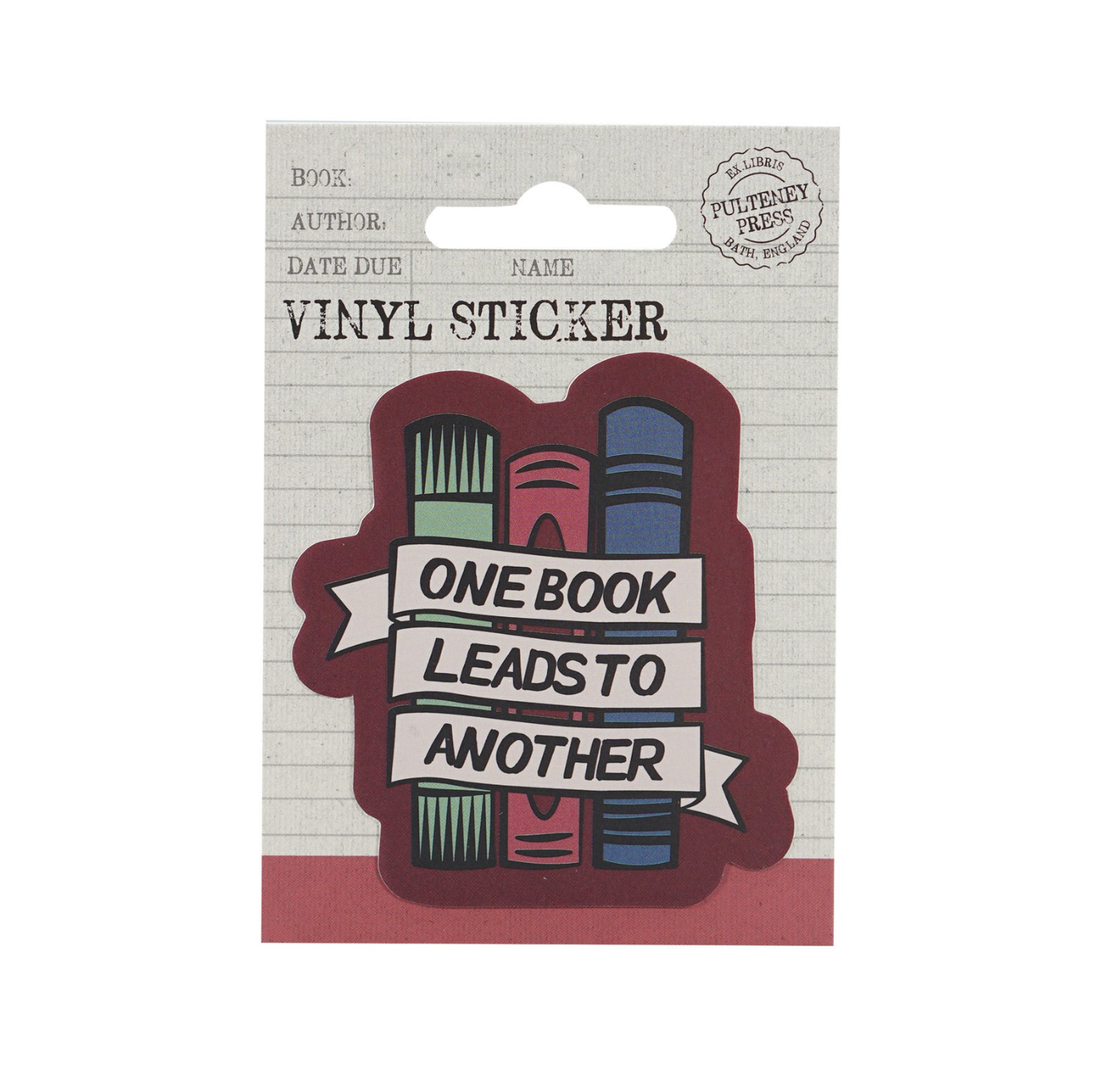 Sticker: One Book Leads To Another
