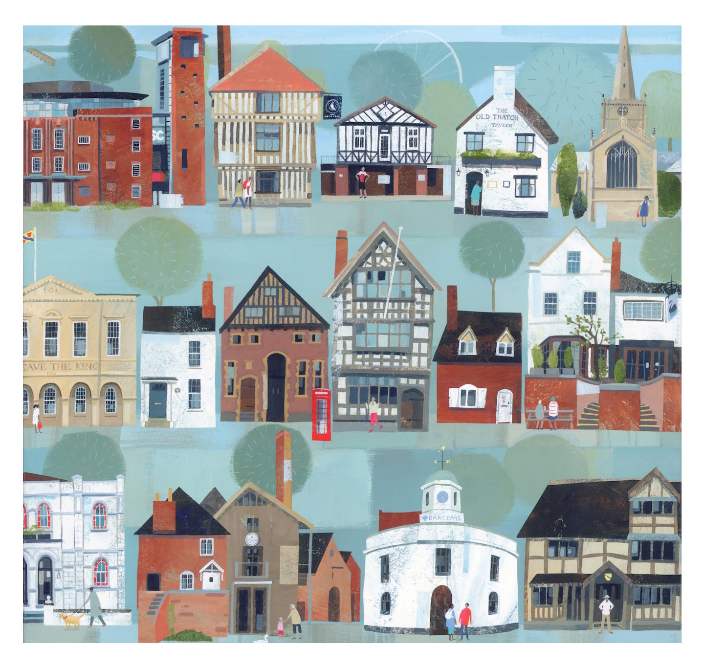 Greeting Card: Stratford Favourites