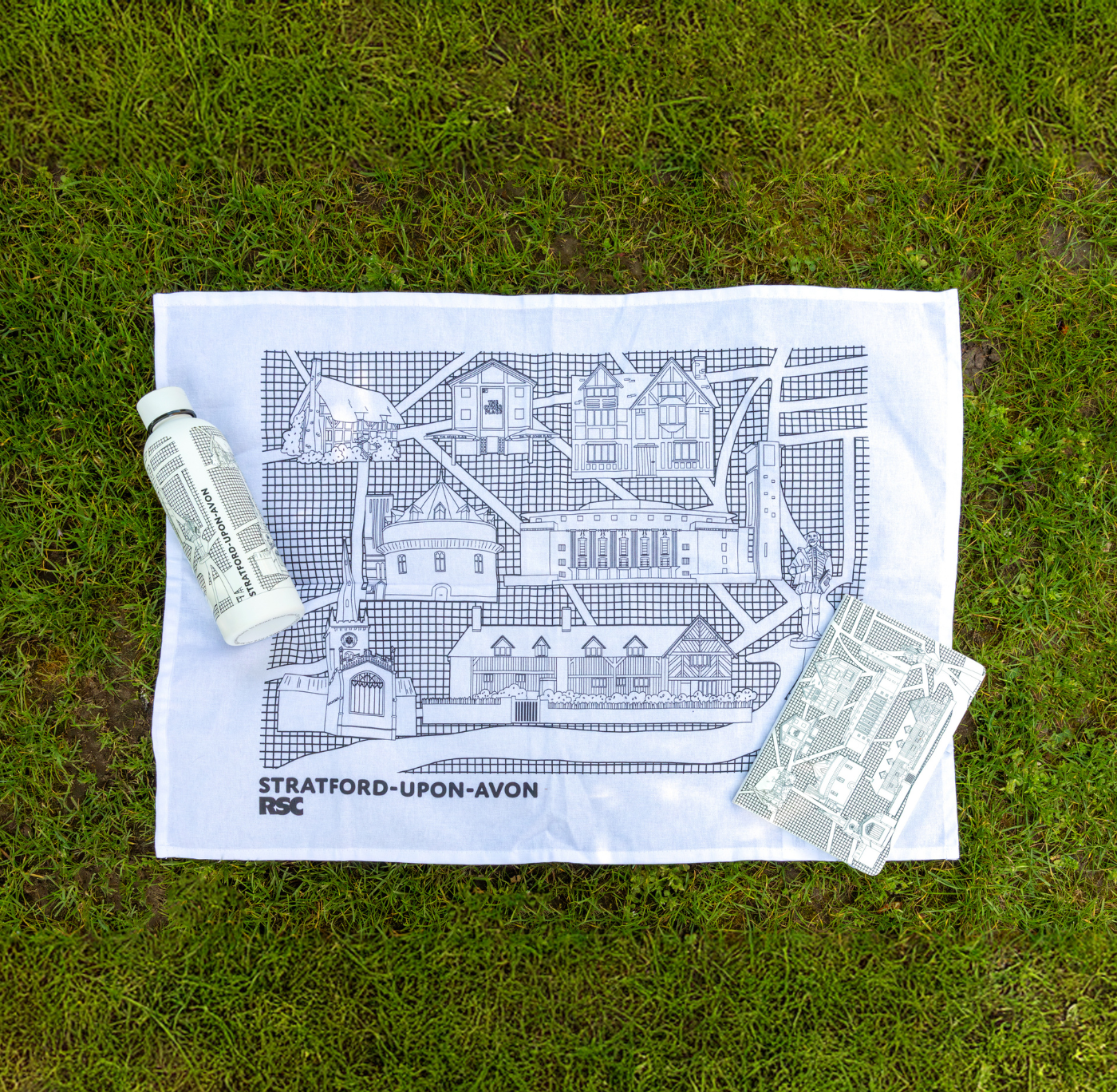 Tea Towel: Stratford Map