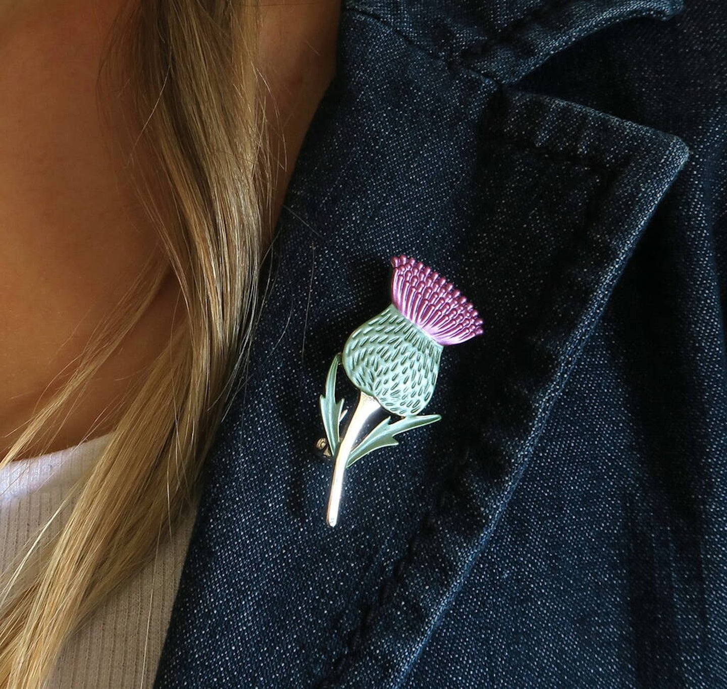 Brooch: Thistle