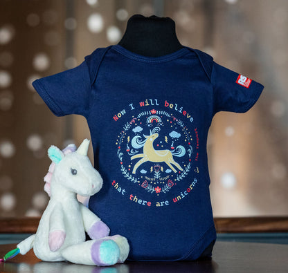Baby Bodysuit: Now I Will Believe That There Are Unicorns